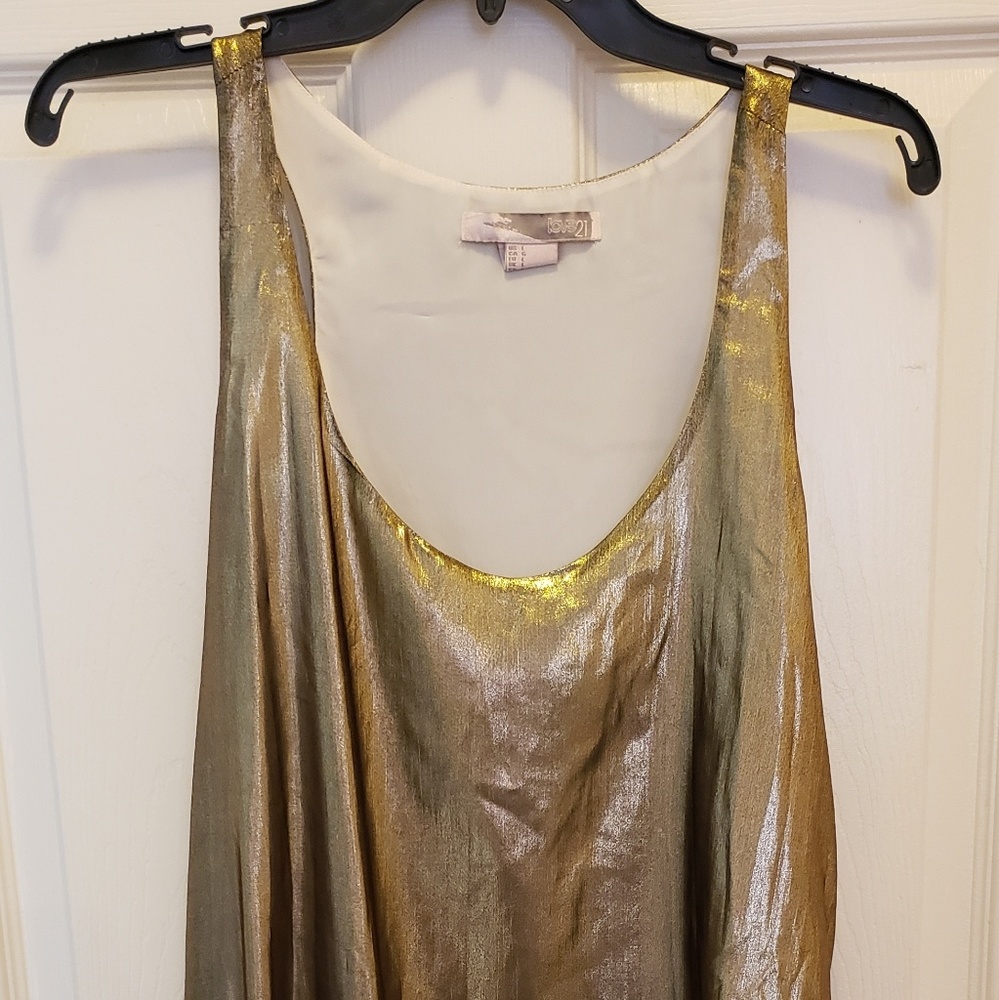 Gold Cocktail Dress